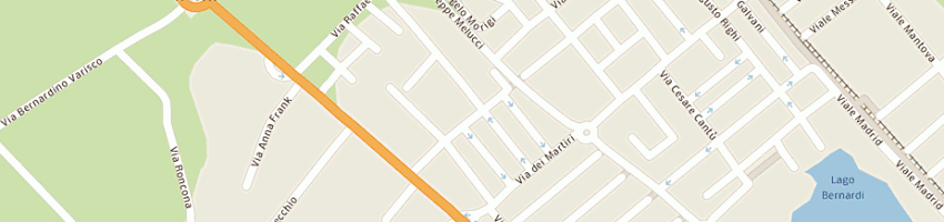 Mappa della impresa caffe' cagliari spa a RIMINI