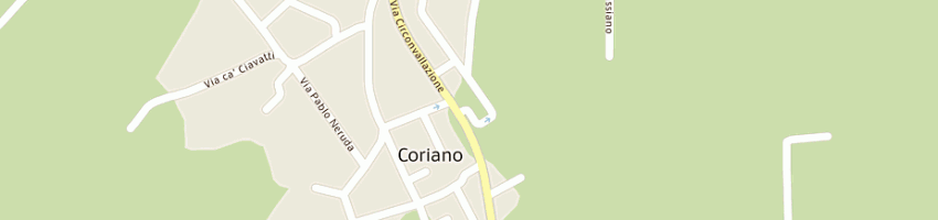 Mappa della impresa conad coriano snc di abati romano e c a CORIANO