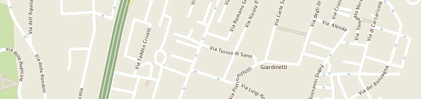 Mappa della impresa sirajul abdel a ROMA