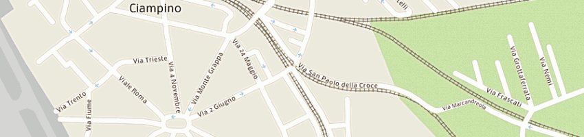 Mappa della impresa azienda servizi pubblici spa a CIAMPINO