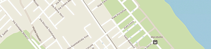 Mappa della impresa velvet srl a RIMINI
