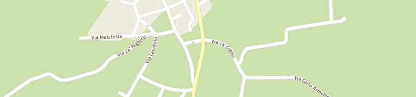 Mappa della impresa tonelli a CORIANO