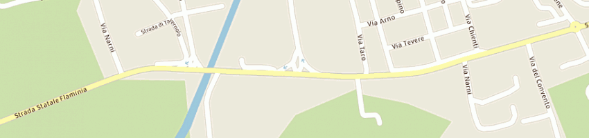 Mappa della impresa risanauto srl a TERNI