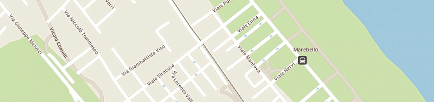 Mappa della impresa hotel morfeo a RIMINI