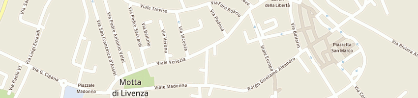 Mappa della impresa badocco sergio sergio a MOTTA DI LIVENZA