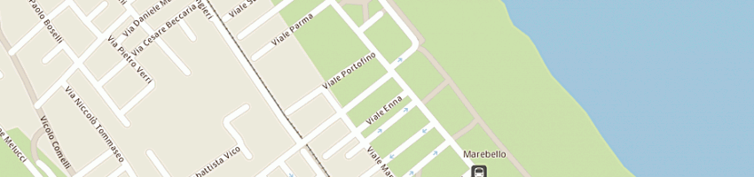 Mappa della impresa albergo berna a RIMINI