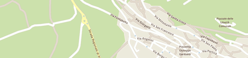 Mappa della impresa federazione nazionale delle istituzioni pro ciechi a ASSISI