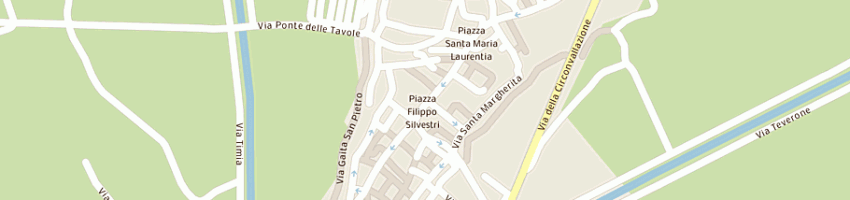 Mappa della impresa palini michele a BEVAGNA