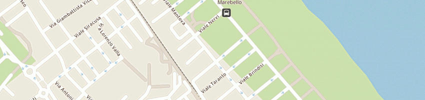 Mappa della impresa alberghi albergo cecchini a RIMINI