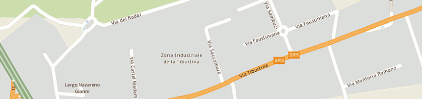 Mappa della impresa gma generali meccaniche applicate di a punzi e c sas a ROMA