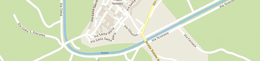 Mappa della impresa molino silvestri gioacchino a BEVAGNA