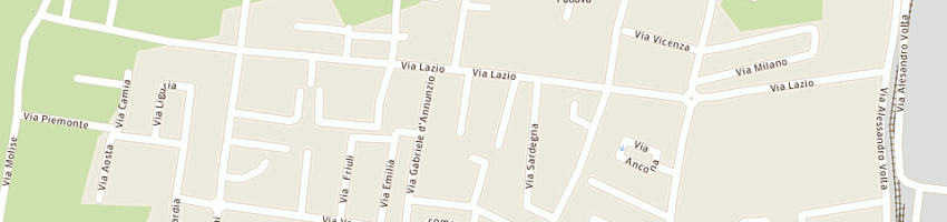 Mappa della impresa de piccoli flavio a PORCIA