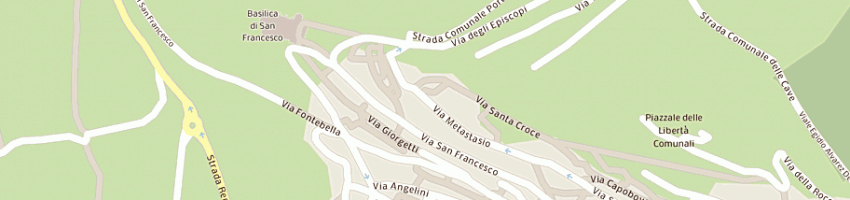 Mappa della impresa bar ristorante metastasio a ASSISI