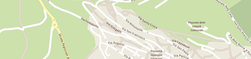 Mappa della impresa ristorante s francesco a ASSISI