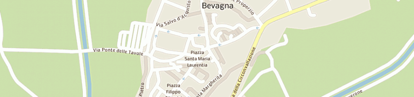 Mappa della impresa marroni pasquale a BEVAGNA