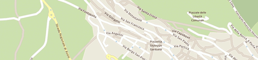 Mappa della impresa franchi lucio e massimo snc a ASSISI