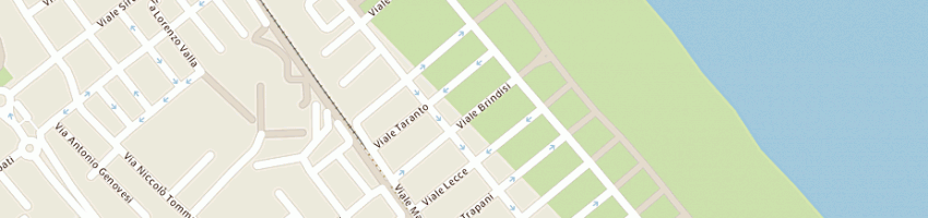Mappa della impresa pensione villa isola a RIMINI