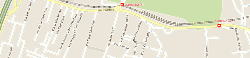 Mappa della impresa carusi alvaro a ROMA