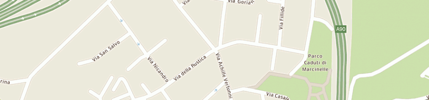 Mappa della impresa impresa funebre la rustica di gasperini marco a ROMA