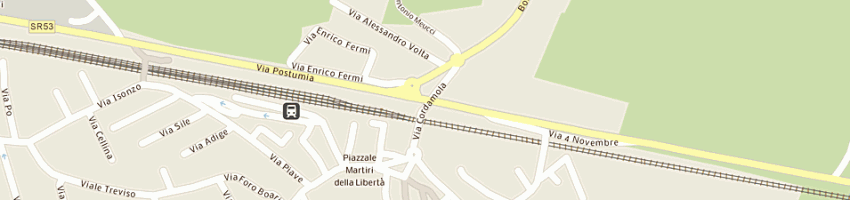 Mappa della impresa trattoria al cigno di ostan a MOTTA DI LIVENZA