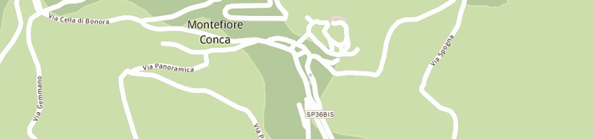 Mappa della impresa banca banca di rimini - credito cooperativo soccoop rl a MONTEFIORE CONCA