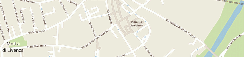 Mappa della impresa zampieri giuseppe a MOTTA DI LIVENZA