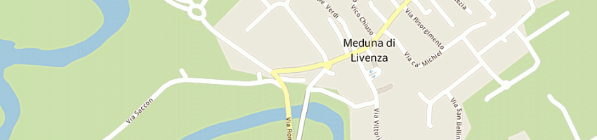 Mappa della impresa ger - ba di baruzzo ines e c (snc) a MEDUNA DI LIVENZA