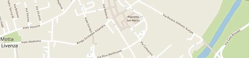 Mappa della impresa bar al campanile snc di clementi silviana e c a MOTTA DI LIVENZA