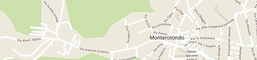 Mappa della impresa gentile franco a MONTEROTONDO