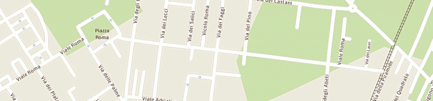 Mappa della impresa greco pantaleone a ANZIO