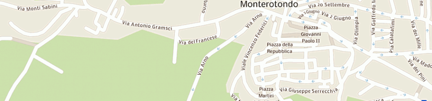Mappa della impresa studio petrucci srl a MONTEROTONDO
