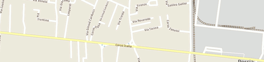 Mappa della impresa banca popolare friuladria spa a PORCIA