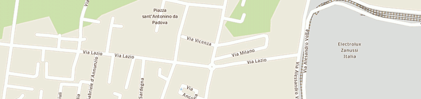 Mappa della impresa cartoleria giramondo a PORCIA