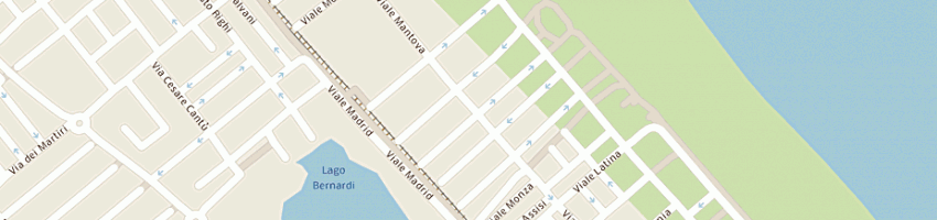 Mappa della impresa pensione sant' elena a RIMINI