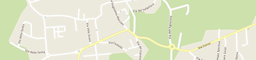 Mappa della impresa azienda per i servizi sanitari n6 friuli occidentale a PORCIA