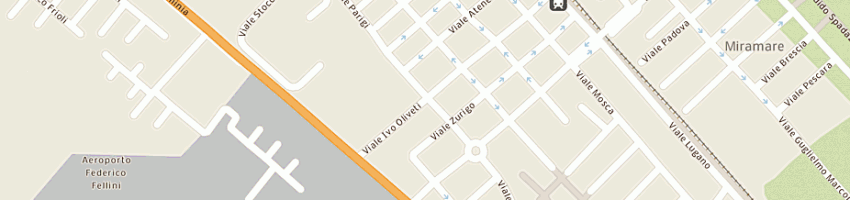 Mappa della impresa bar gelateria da pino a RIMINI