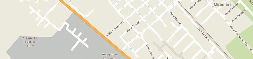 Mappa della impresa confezione maglieria di bartoli luciano e c sas a RIMINI