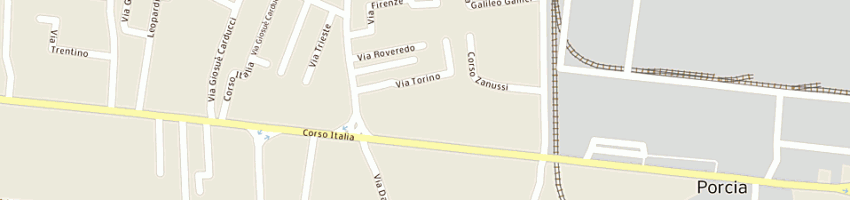 Mappa della impresa pro consultign srl a PORCIA