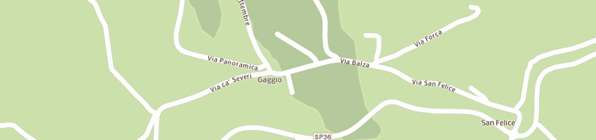 Mappa della impresa ricci tonino e c snc a MONTEFIORE CONCA