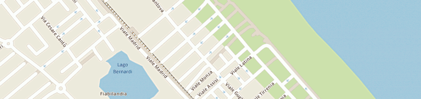 Mappa della impresa magnani daniele a RIMINI