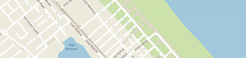 Mappa della impresa hotel manfroni a RIMINI