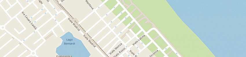 Mappa della impresa hotel detroit dini patrizia centralino a RIMINI