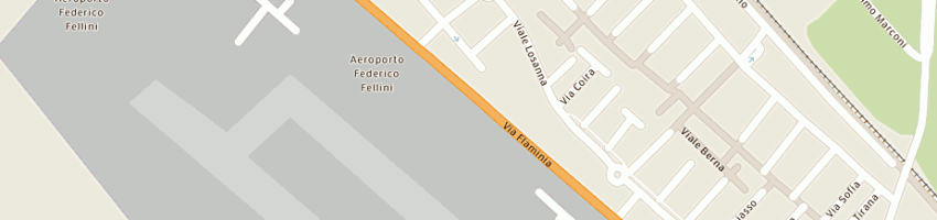 Mappa della impresa forze armate aeronautica a RIMINI