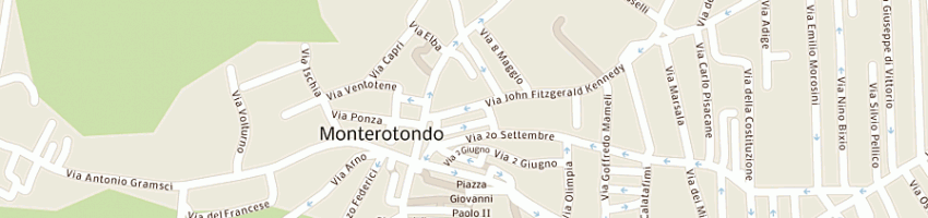 Mappa della impresa bucci srl a MONTEROTONDO