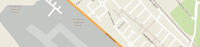 Mappa della impresa pivinfissi di pivi attilio e c (snc) a RIMINI