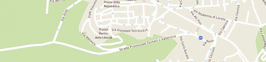 Mappa della impresa amadio gino a MONTEROTONDO