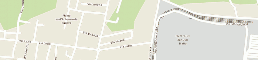 Mappa della impresa pizzutto a e piovesana e snc a PORCIA