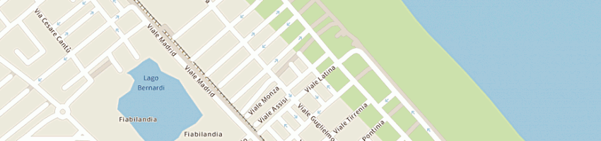 Mappa della impresa atena (srl) a RIMINI