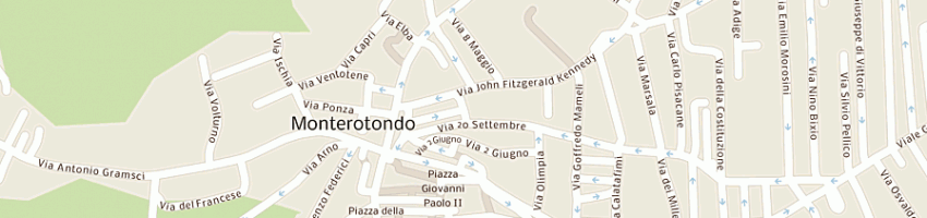 Mappa della impresa valeriani srl a MONTEROTONDO