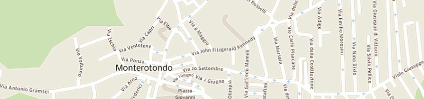 Mappa della impresa bonatesta vincenzo a MONTEROTONDO